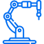 Icône de robot industriel